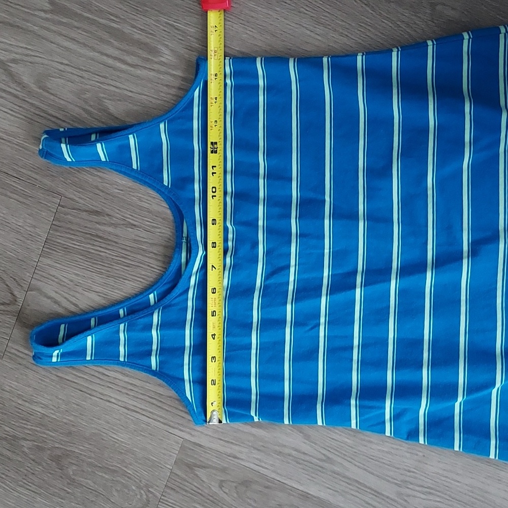 Mossimo Blue and White Striped Sleeveless Dress Medium - Picture 7 of 8